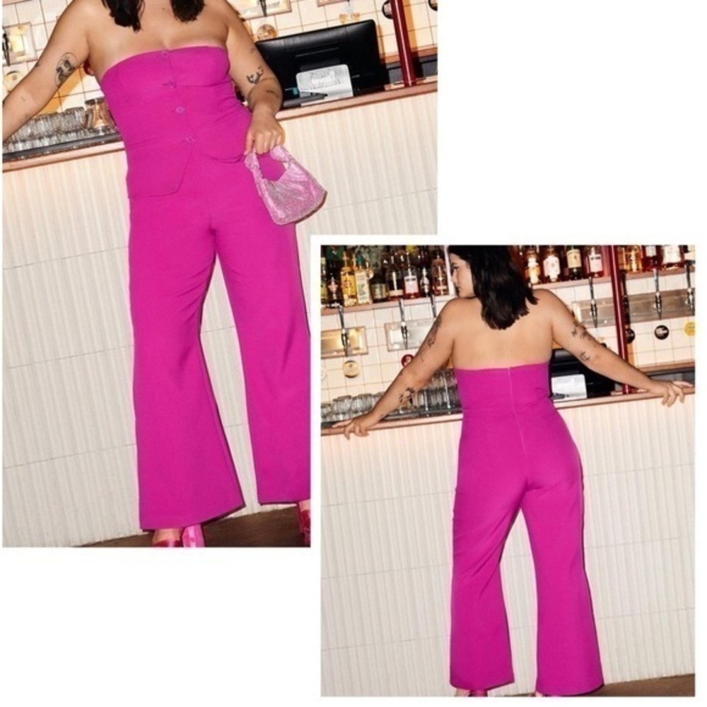 Nasty Gal Bustier Tailored Jumpsuit